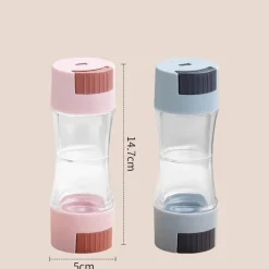 Space Savvy Küche & Esszimmer-Doppelkopf-Gewürzspender - Gewürzbehälter