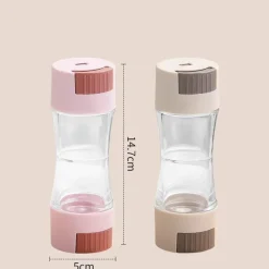 Space Savvy Küche & Esszimmer-Doppelkopf-Gewürzspender - Gewürzbehälter