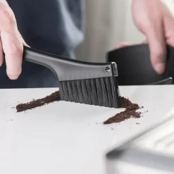 Tom Küche & Esszimmer-Doppelköpfige Kaffeemühlenbürste – Unverzichtbares Barista-Reinigungswerkzeug für einen perfekten Kaffeegenuss