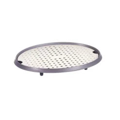 The Culinary Kit Küche & Esszimmer-Doppelschichtige Küchenabtropfschale – platzsparender Organizer