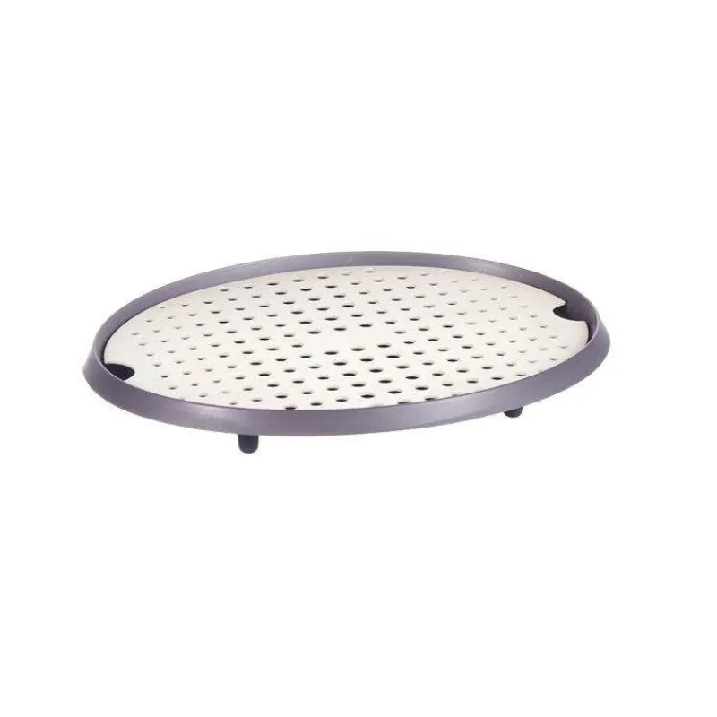 The Culinary Kit Küche & Esszimmer-Doppelschichtige Küchenabtropfschale – platzsparender Organizer