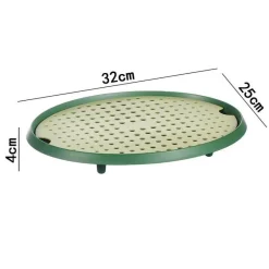 The Culinary Kit Küche & Esszimmer-Doppelschichtige Küchenabtropfschale – platzsparender Organizer