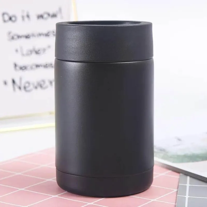 Adventure Basecamp Camping Im Freien|Küche & Esszimmer-Doppelschichtiger Flaschenkühler aus Edelstahl – Premium isolierter Getränkehalter