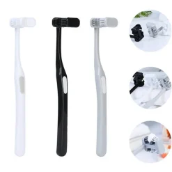 The Relaxation Nook Männerpflege|Frauenpflege-Doppelseitige Zahnbürste – Tiefenreinigungs-Mundhygiene-Tool