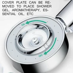 Tranquil Waters Badezimmer|Küche & Esszimmer-Doppelseitiger Hochdruck-Duschkopf – Seifenspender-Design