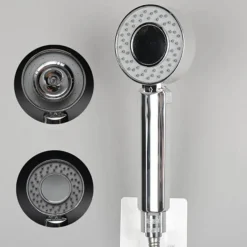 Tranquil Waters Badezimmer|Küche & Esszimmer-Doppelseitiger Hochdruck-Duschkopf – Seifenspender-Design