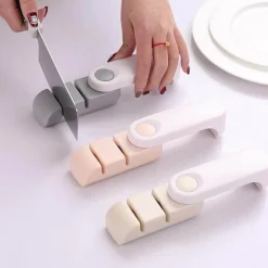 The Culinary Kit Küche & Esszimmer-Doppelt faltbarer Messerschärfer – kompaktes Küchenwerkzeug