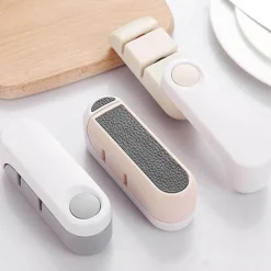 The Culinary Kit Küche & Esszimmer-Doppelt faltbarer Messerschärfer – kompaktes Küchenwerkzeug