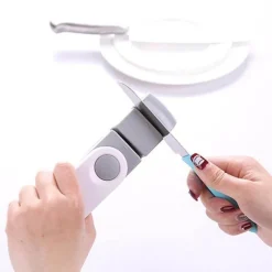 The Culinary Kit Küche & Esszimmer-Doppelt faltbarer Messerschärfer – kompaktes Küchenwerkzeug