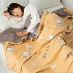 Wrap u0026 Relax Bettzeug-Doppelte Baumwolldecke - Weiche, atmungsaktive Bettdecke