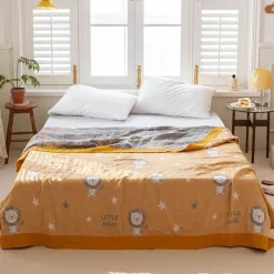 Wrap u0026 Relax Bettzeug-Doppelte Baumwolldecke - Weiche, atmungsaktive Bettdecke