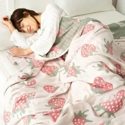 Wrap u0026 Relax Bettzeug-Doppelte Baumwolldecke - Weiche, atmungsaktive Bettdecke