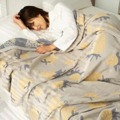 Wrap u0026 Relax Bettzeug-Doppelte Baumwolldecke - Weiche, atmungsaktive Bettdecke