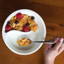 The Decor Haven Küche & Esszimmer-Doppelte Servierschüsseln mit Griff - Kreative separate Schale