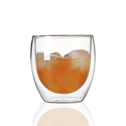 Plates u0026 More Küche & Esszimmer-Doppelwandiger, hitzebeständiger Glasbecher – Isoliertes Trinkgeschirr