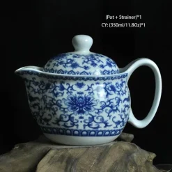 Feast u0026 Flair Küche & Esszimmer-Drachen-Porzellan-Teekannen-Set – Kung-Fu-Puer-Oolong-Teegeschirr