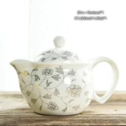 Feast u0026 Flair Küche & Esszimmer-Drachen-Porzellan-Teekannen-Set – Kung-Fu-Puer-Oolong-Teegeschirr