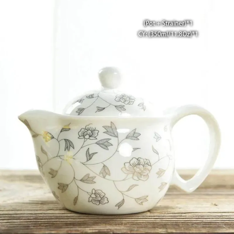 Feast u0026 Flair Küche & Esszimmer-Drachen-Porzellan-Teekannen-Set – Kung-Fu-Puer-Oolong-Teegeschirr