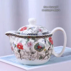 Feast u0026 Flair Küche & Esszimmer-Drachen-Porzellan-Teekannen-Set – Kung-Fu-Puer-Oolong-Teegeschirr