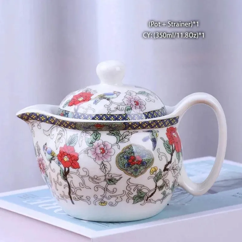 Feast u0026 Flair Küche & Esszimmer-Drachen-Porzellan-Teekannen-Set – Kung-Fu-Puer-Oolong-Teegeschirr