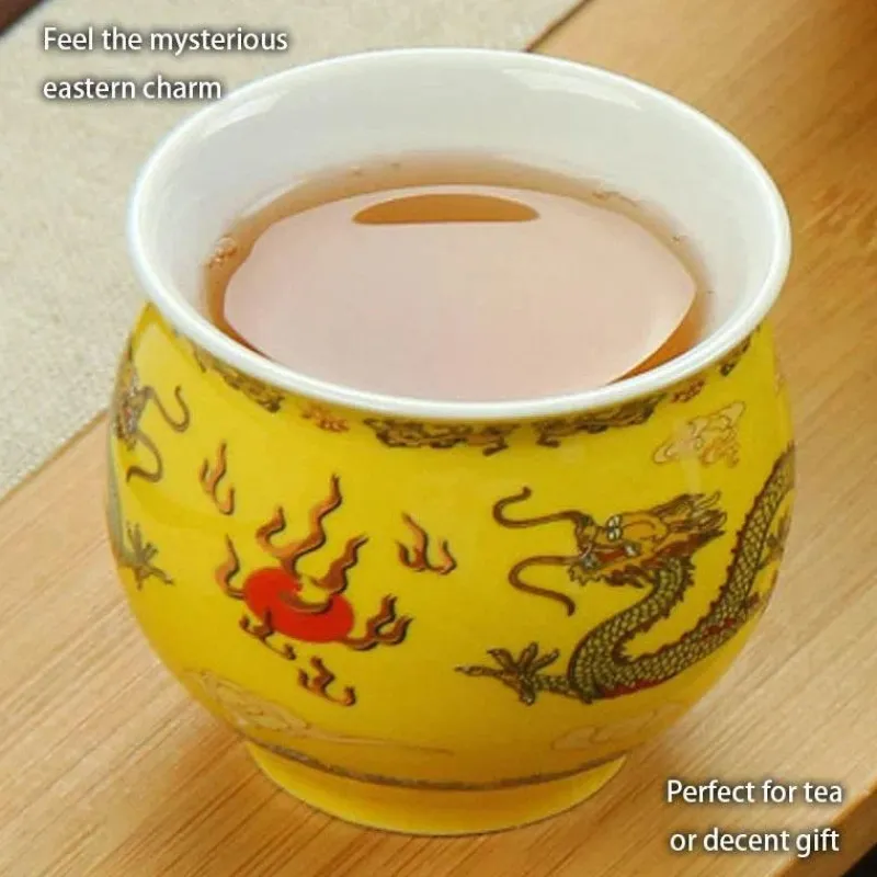 Feast u0026 Flair Küche & Esszimmer-Drachen-Porzellan-Teekannen-Set – Kung-Fu-Puer-Oolong-Teegeschirr