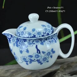 Feast u0026 Flair Küche & Esszimmer-Drachen-Porzellan-Teekannen-Set – Kung-Fu-Puer-Oolong-Teegeschirr