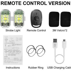 Wild u0026 Free Gear Autozubehör|Automobilindustrie-Drahtloser Blinker mit Fernbedienung - Antikollisions-Sicherheitslicht