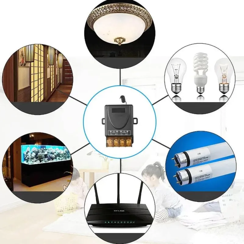 The Decor Haven Heimwerkzeuge|Gadgets Für Zuhause-Drahtloser Relaisschalter - Smart Home Automation Fernbedienungsmodul