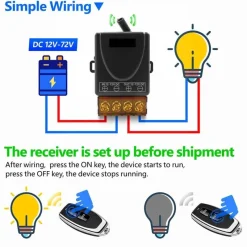 The Decor Haven Heimwerkzeuge|Gadgets Für Zuhause-Drahtloser Relaisschalter - Smart Home Automation Fernbedienungsmodul