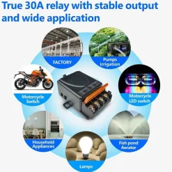 The Decor Haven Heimwerkzeuge|Gadgets Für Zuhause-Drahtloser Relaisschalter - Smart Home Automation Fernbedienungsmodul