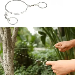 Roam Ready Camping-Werkzeuge|Outdoor-Gadgets-Drahtsäge aus Edelstahl – Camping-Überlebenswerkzeug