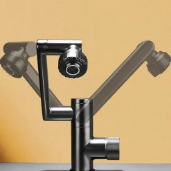 The Blissful Bath Badezimmer-Drehbarer Badezimmerhahn – Japanisches Design mit Digitalanzeige