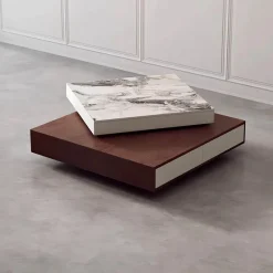 The Coffee Table Co. Möbel-Drehbarer Couchtisch – Modernes Agathe-Design