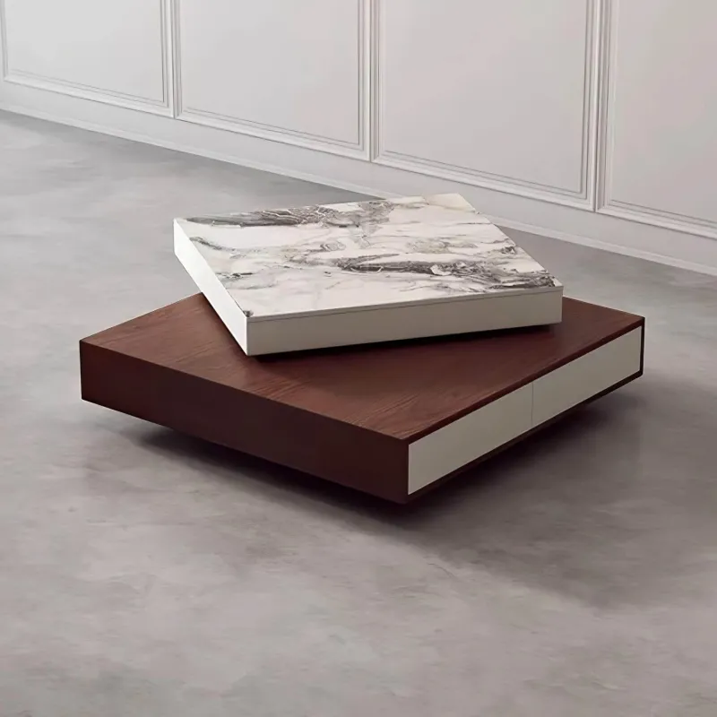 The Coffee Table Co. Möbel-Drehbarer Couchtisch – Modernes Agathe-Design