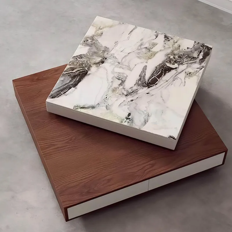 The Coffee Table Co. Möbel-Drehbarer Couchtisch – Modernes Agathe-Design