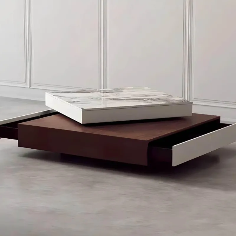 The Coffee Table Co. Möbel-Drehbarer Couchtisch – Modernes Agathe-Design