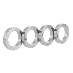 Cozy Living Camping Im Freien|Outdoor & Garten-Drehbarer, faltbarer Selbstverteidigungsring aus Edelstahl