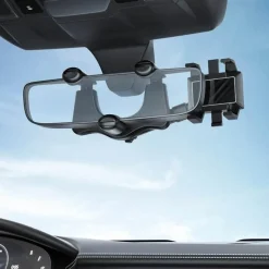 Wild u0026 Free Gear Autozubehör|Automobilindustrie-Drehbarer Telefonhalter für den Rückspiegel - Verstellbare Autohalterung