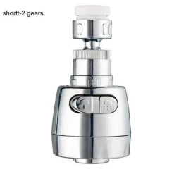 Deco Küche & Esszimmer-Drehbarer, wassersparender Wasserhahnkopf – 360 Grad schwenkbarer Wasserhahnaufsatz