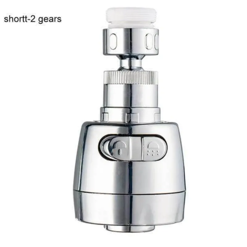 Deco Küche & Esszimmer-Drehbarer, wassersparender Wasserhahnkopf – 360 Grad schwenkbarer Wasserhahnaufsatz