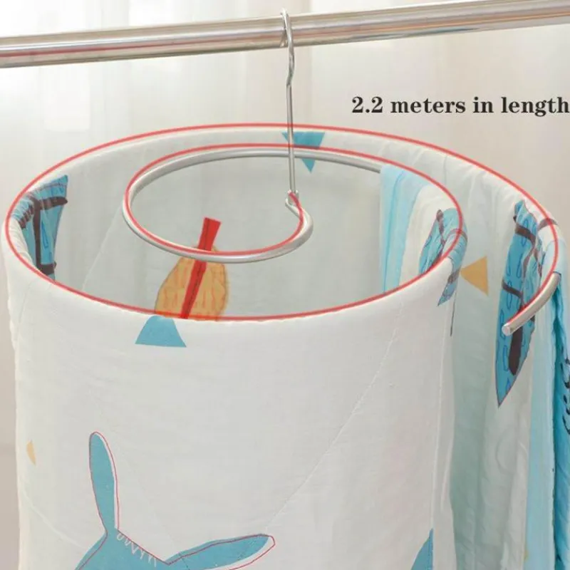 Tranquil Waters Badezimmer-Drehbarer Wäscheständer – Platzsparender Wäsche-Organizer