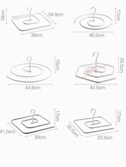 Tranquil Waters Badezimmer-Drehbarer Wäscheständer – Platzsparender Wäsche-Organizer