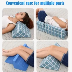 Tranquil Touch Mobilitäts- Und Support-Tools|Gesundheits-Gadgets-Dreieckiges Stillkissen – Stützender Komfort für Senioren