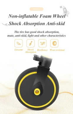 Kinder The Decor Haven Kinderwagen & Zubehör-Dreirad-Balance-Scooter für Kinder – Einfache Fahrt für kleine Kinder