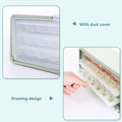 Brew Bliss Küche & Esszimmer-Dreischichtige Eiswürfelschale - Mehrkammer-Eiswürfelbereiter