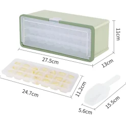 Brew Bliss Küche & Esszimmer-Dreischichtige Eiswürfelschale - Mehrkammer-Eiswürfelbereiter