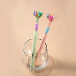 Kinder The Decor Haven Kinderwagen & Zubehör-Dreiseitige weiche Zahnbürste – Ultra Care Mundhygiene-Tool