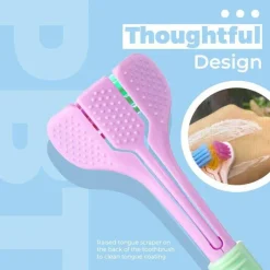 Kinder The Decor Haven Kinderwagen & Zubehör-Dreiseitige weiche Zahnbürste – Ultra Care Mundhygiene-Tool