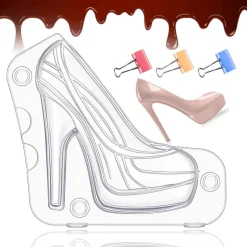 The Culinary Kit Küche & Esszimmer-3D-Schokoladenform – High Heel-Schuh-Design