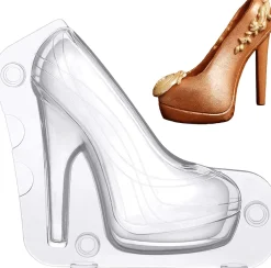 The Culinary Kit Küche & Esszimmer-3D-Schokoladenform – High Heel-Schuh-Design